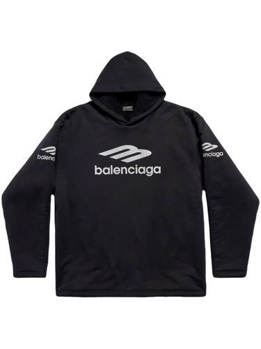 B Sports Icon Water Repellent Cotton Hoodie - Balenciaga - Modalova