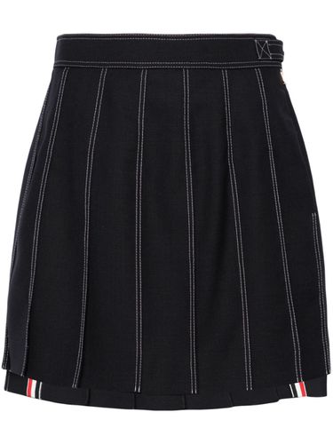 Wool Pleated Mini Skirt - Thom Browne - Modalova