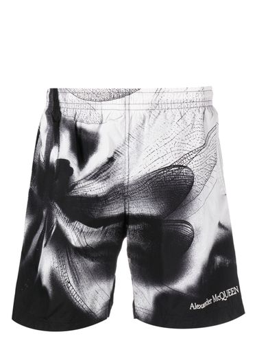 Dragonfly Print Swim Shorts - Alexander McQueen - Modalova