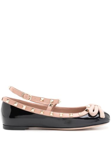 Rockstud Patent Leather Ballet Flats - Valentino Garavani - Modalova