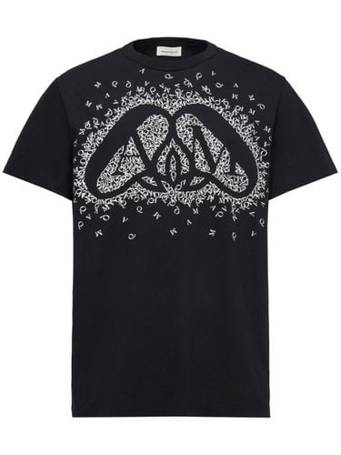 Exploded Charm Cotton T-shirt - Alexander McQueen - Modalova