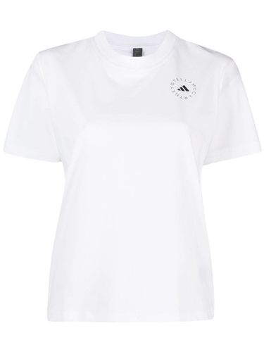 Stella McCartney Love Heart Embroidery T-shirt in White