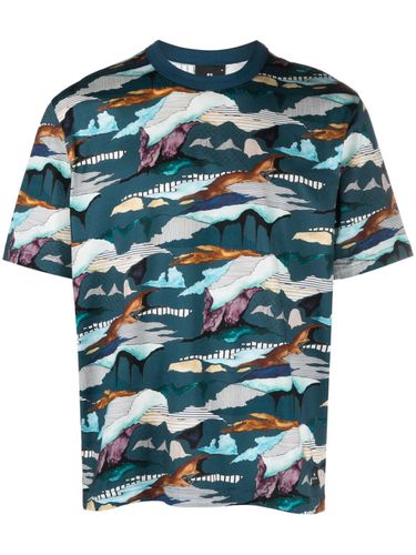 Printed Cotton T-shirt - PS Paul Smith - Modalova