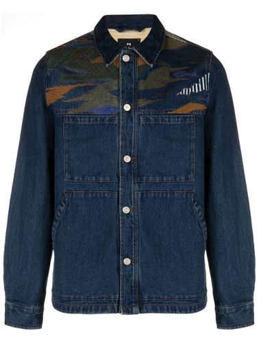 Printed Denim Jacket - PS Paul Smith - Modalova