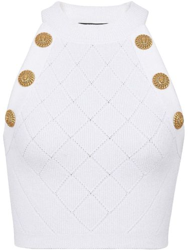 BALMAIN - Knitted Cropped Top - Balmain - Modalova