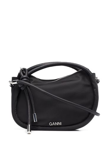 Knot Baguette Mini Nylon Handbag - Ganni - Modalova