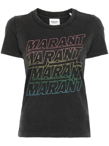 Ziliani Logo Cotton T-shirt - Marant Etoile - Modalova