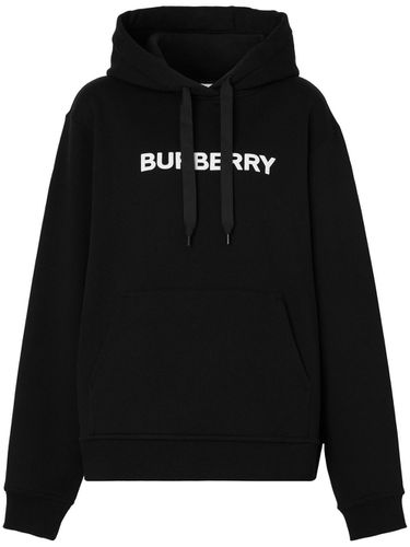 BURBERRY - Logo Cotton Hoodie - Burberry - Modalova