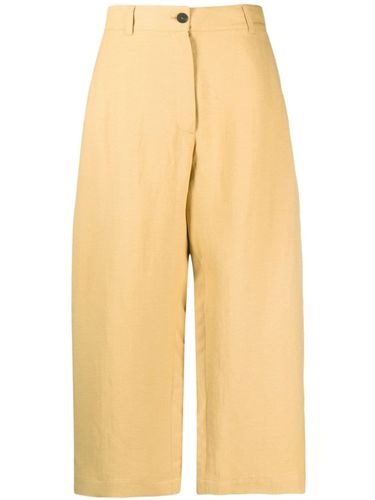 Wide Leg Cropped Cotton Trousers - Studio Nicholson - Modalova