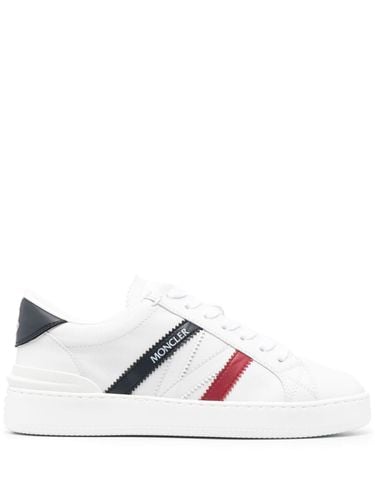 Monaco Low Leather Sneakers - Moncler - Modalova