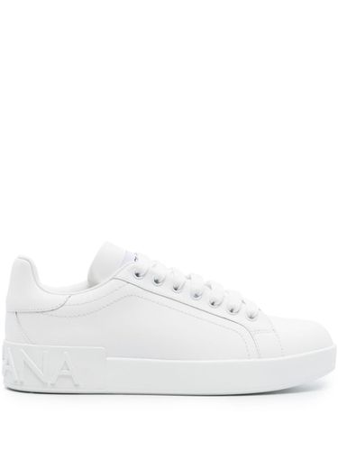 Portofino Leather Sneakers - Dolce & Gabbana - Modalova