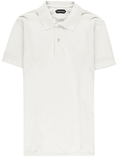TOM FORD - Cotton Piqué Polo Shirt - Tom Ford - Modalova