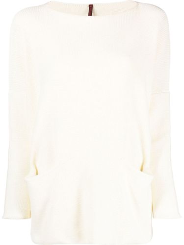 Cotton Boat Neck Sweater - Daniela Gregis - Modalova