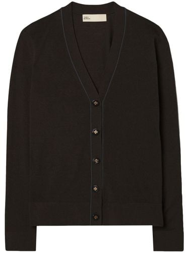 Wool And Silk Blend Cardigan - Tory Burch - Modalova