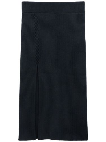 Cable Knit Asymmetrical Skirt - Filippa K - Modalova