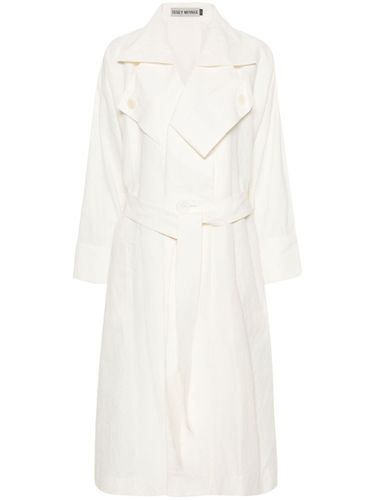 Linen Belted Trench Coat - Issey Miyake - Modalova