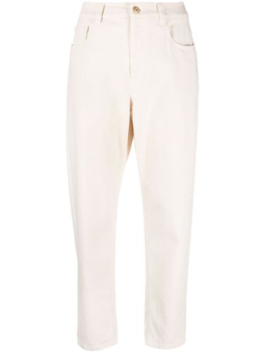 Cropped Denim Trousers - Brunello Cucinelli - Modalova