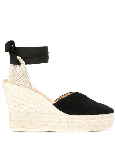 Hamptons Suede Heart-shaped Wedge Espadrilles - Manebi - Modalova