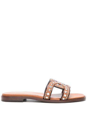 TOD'S - Leather Flat Sandals - Tod's - Modalova