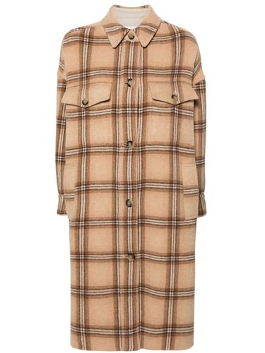 Fontizia Checked Wool Coat - Isabel Marant - Modalova