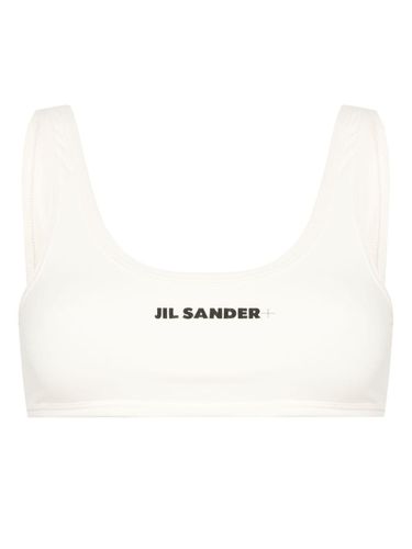 JIL SANDER - Logo Print Bikini Top - Jil Sander - Modalova