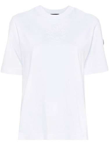 MONCLER - Logo Cotton T-shirt - Moncler - Modalova