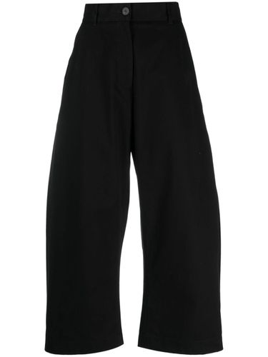 Wide Leg Cropped Cotton Trousers - Studio Nicholson - Modalova