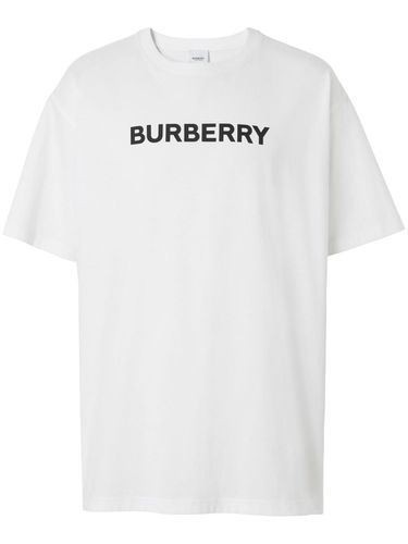 BURBERRY - Logo Cotton T-shirt - Burberry - Modalova