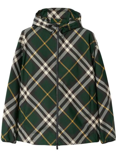 BURBERRY - Check Hooded Jacket - Burberry - Modalova