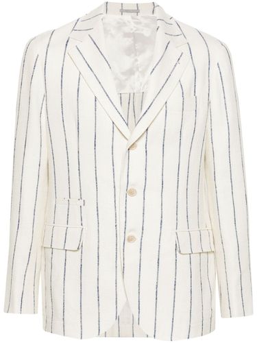 Wool And Linen Blenad Jacket - Brunello Cucinelli - Modalova