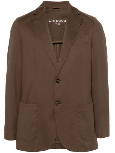 Single-breasted Pique Jacket - Circolo 1901 - Modalova