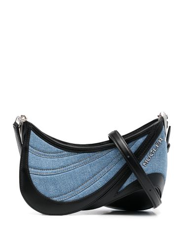 Spiral Curve 01 Denim Shoulder Bag - Mugler - Modalova