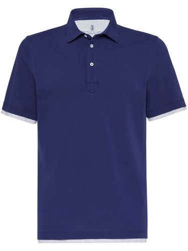 Cotton Polo Shirt - Brunello Cucinelli - Modalova