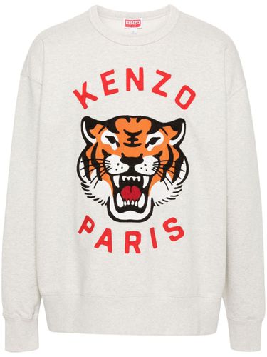 Lucky Tiger Cotton Sweatshirt - Kenzo - Modalova