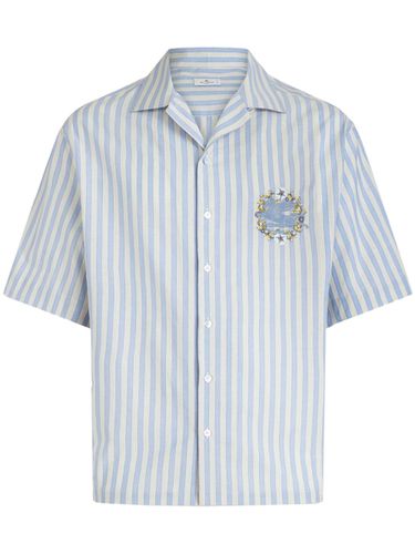 ETRO - Logo Cotton Shirt - Etro - Modalova