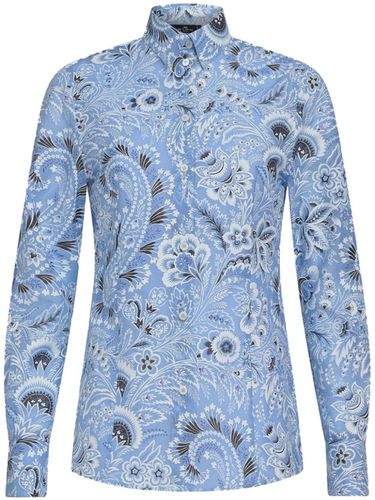 ETRO - Cotton And Silk Blend Shirt - Etro - Modalova