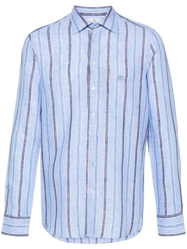 ETRO - Striped Cotton Shirt - Etro - Modalova