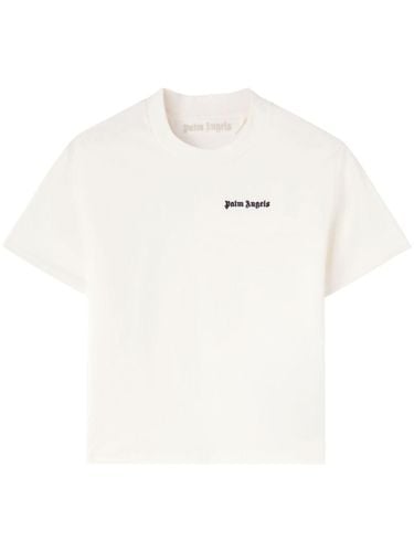 PALM ANGELS - Logo Cotton T-shirt - Palm Angels - Modalova