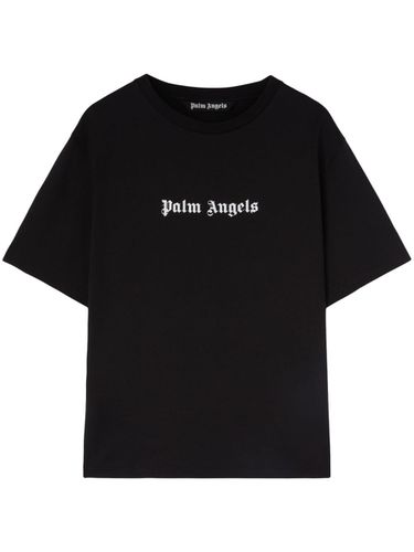 PALM ANGELS - Logo Cotton T-shirt - Palm Angels - Modalova