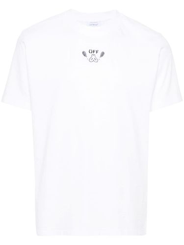 OFF-WHITE - Logo Cotton T-shirt - Off-White - Modalova