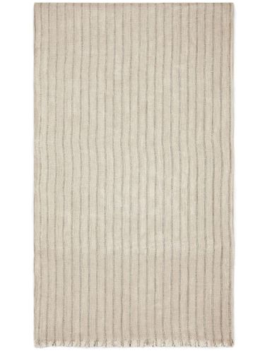 Embroidered Linen Scarf - Brunello Cucinelli - Modalova