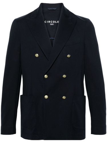 Double-breasted Pique Jacket - Circolo 1901 - Modalova