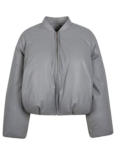 Leather Padded Bomber Jacket - Loewe - Modalova