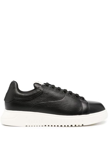 EMPORIO ARMANI - Leather Sneakers - Emporio Armani - Modalova