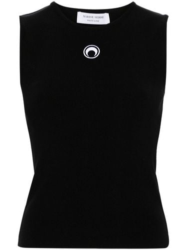 Logo Sleeveless Pullover - Marine Serre - Modalova