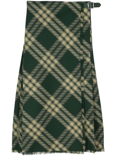 BURBERRY - Wool Midi Skirt - Burberry - Modalova