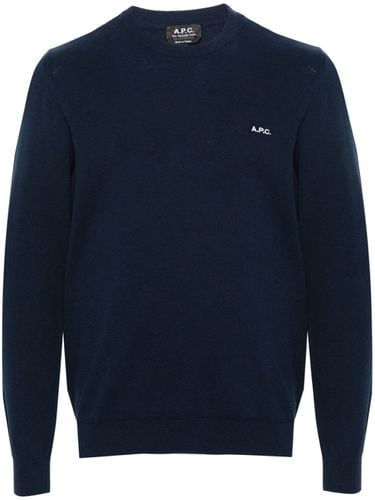 A.P.C. - Logo Cotton Jumper - A.P.C. - Modalova