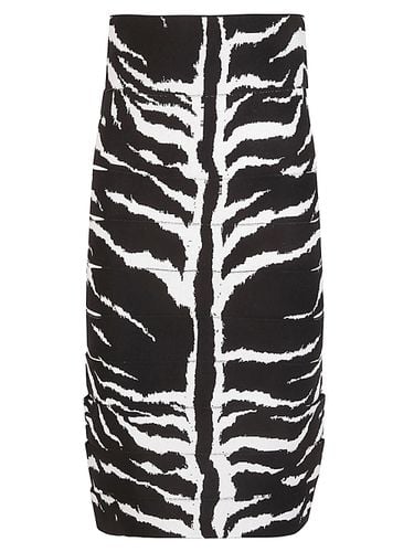 ALAÏA - Printed Midi Skirt - AlaÏa - Modalova