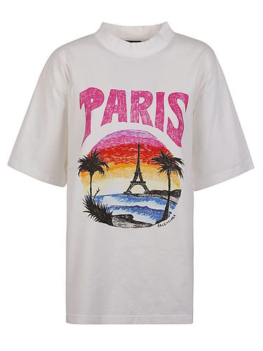 BALENCIAGA - Paris Tropical T-shirt - Balenciaga - Modalova