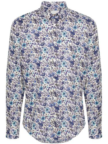 PAUL SMITH - Printed Slim Fit Shirt - Paul Smith - Modalova